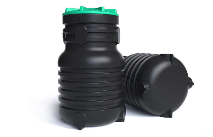 Емкость для канализации вертикальная RODLEX-KDU 900 c крышкой от Проммаркет