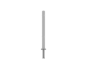 Стойка пешеходного ограждения поворотная