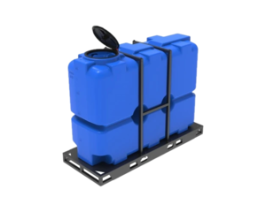 Емкость ST 2000л с патрубками 100мм от Загород Маркет