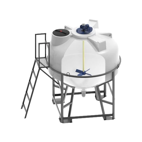 Емкость ЦКТ 3000 с лопастной Ж-Ж мешалкой с патрубком 110 от Загород-Маркет