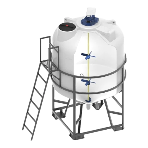 Емкость ЦКТ 5000 с патрубком 110 с трехъярусной лопастной Ж-Т от Загород-Маркет