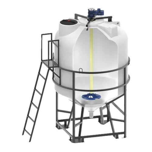 Емкость ЦКТ 5000 с патрубком 110 с гиперболической мешалкой от Загород-Маркет