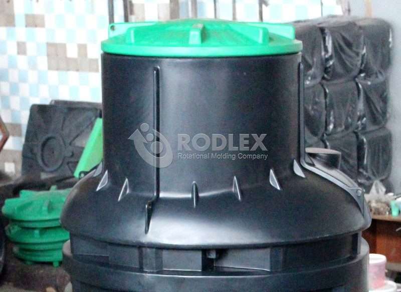Пластиковый кессон для скважин Rodlex KS 1.0 Black (черный) — фото 4