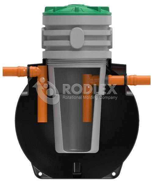 Cептик 2 камерный с дренажным блоком TOR 1500/2-3 чел. — фото 3