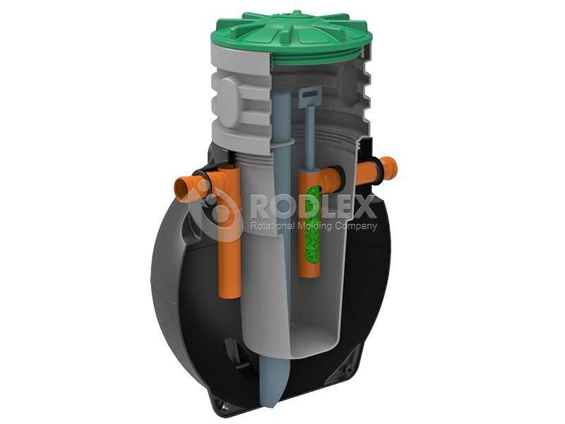 Cептик 2 камерный TOR с биофильтром R-Tub 1500/2-3 чел. от Загород-Маркет