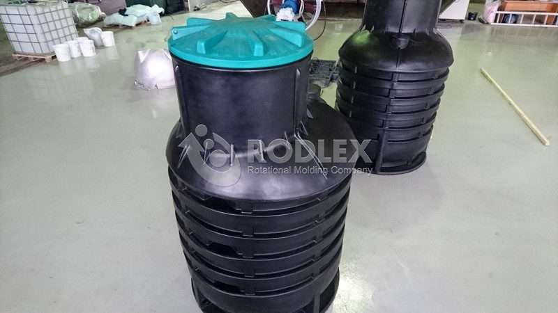 Кессон для скважин Rodlex KS2.0 с пригрузочной юбкой для труб и расширительного бака — фото 5