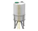 Бункер 15м3 в каркасе PP