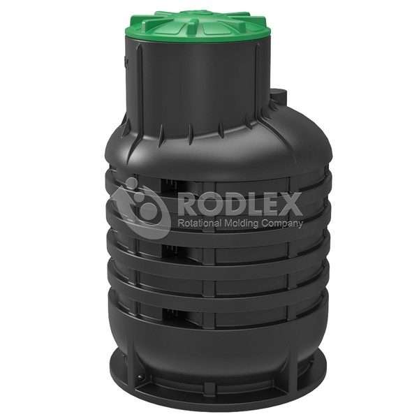 Пластиковый кессон для скважин Rodlex KS2.0 с грунтозацепом Black (черный) от Загород-Маркет