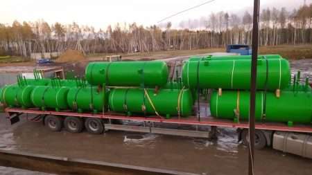 Газгольдер Спецгаз 6200 л, сталь 6 мм, горловина — фото 3